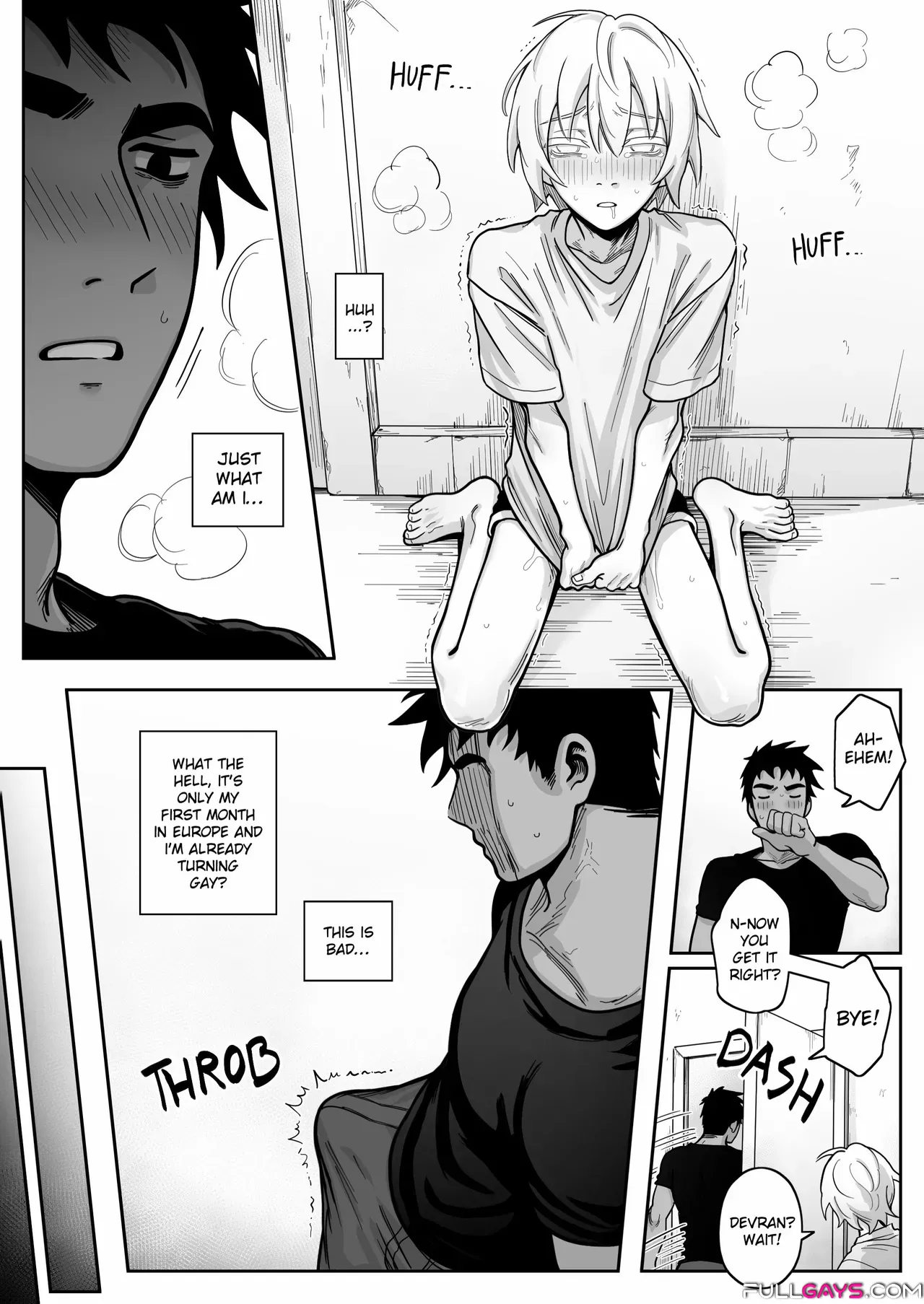 Teaching My Perverted Roommate a Lesson - Manga Gay Comics