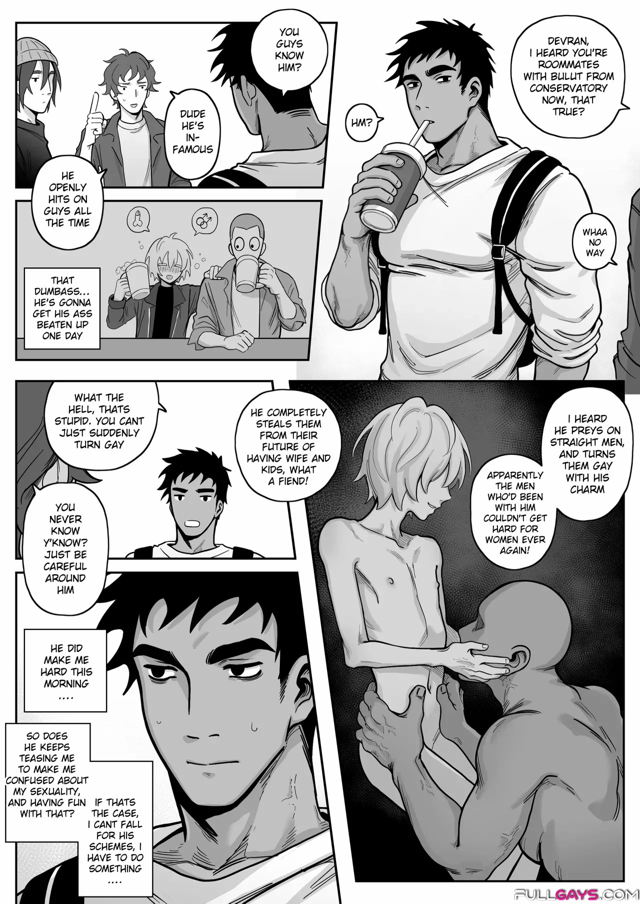 Teaching My Perverted Roommate a Lesson - Manga Gay Comics