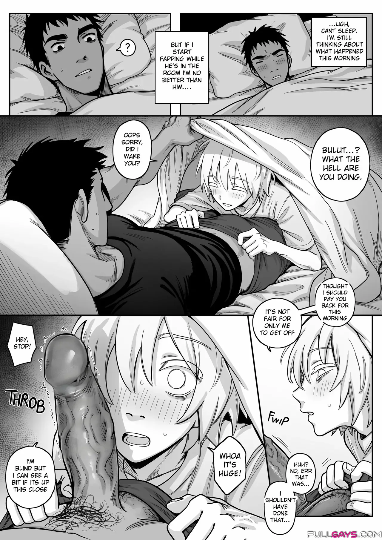 Teaching My Perverted Roommate a Lesson - Manga Gay Comics
