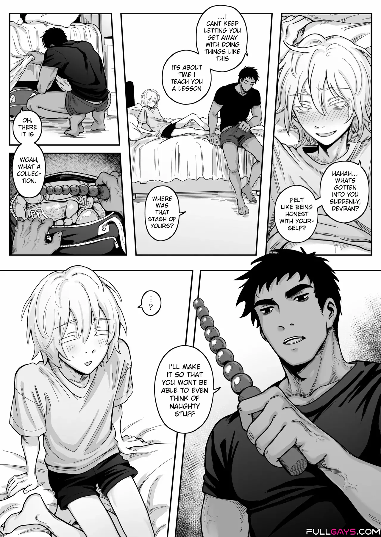Teaching My Perverted Roommate a Lesson - Manga Gay Comics