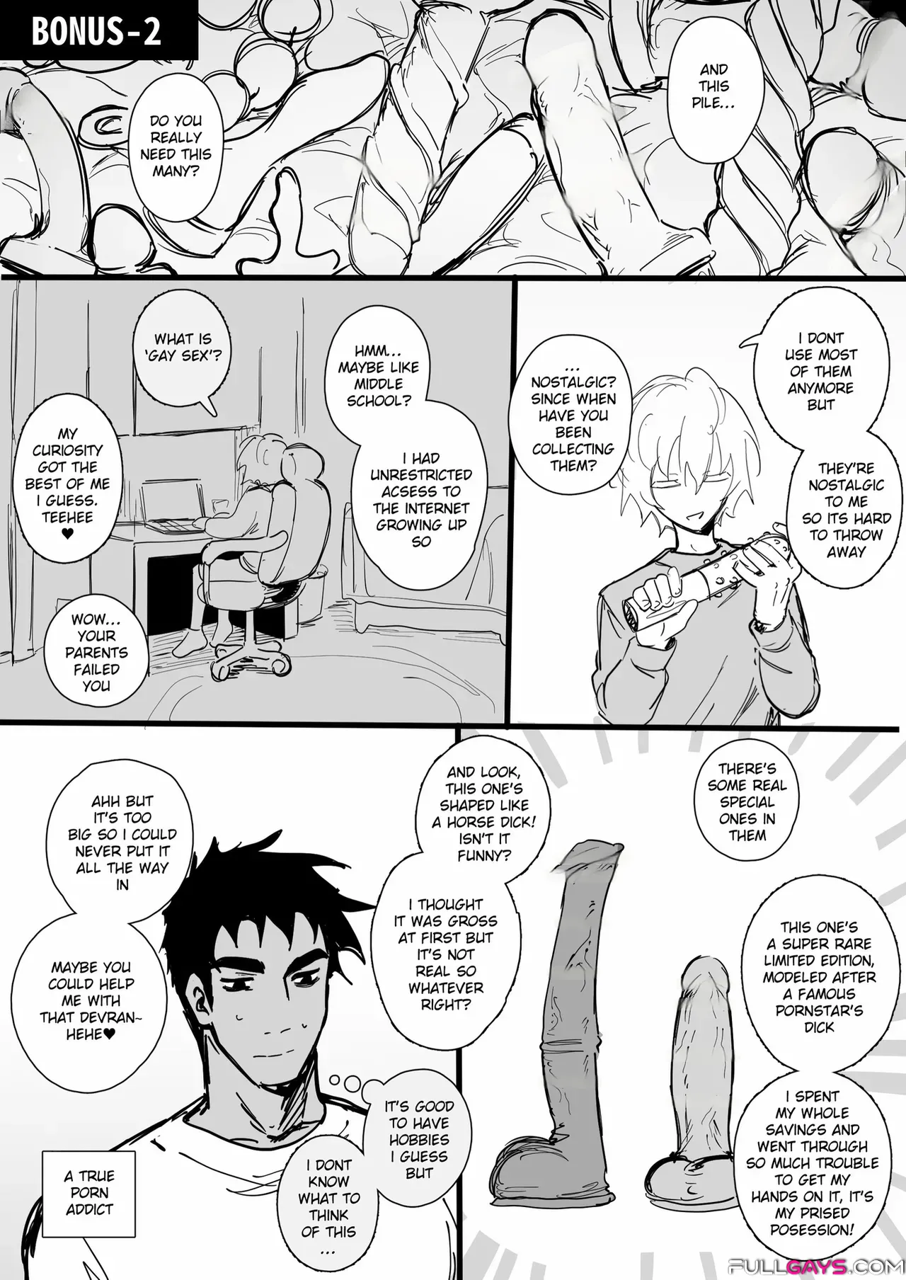 Teaching My Perverted Roommate a Lesson - Manga Gay Comics