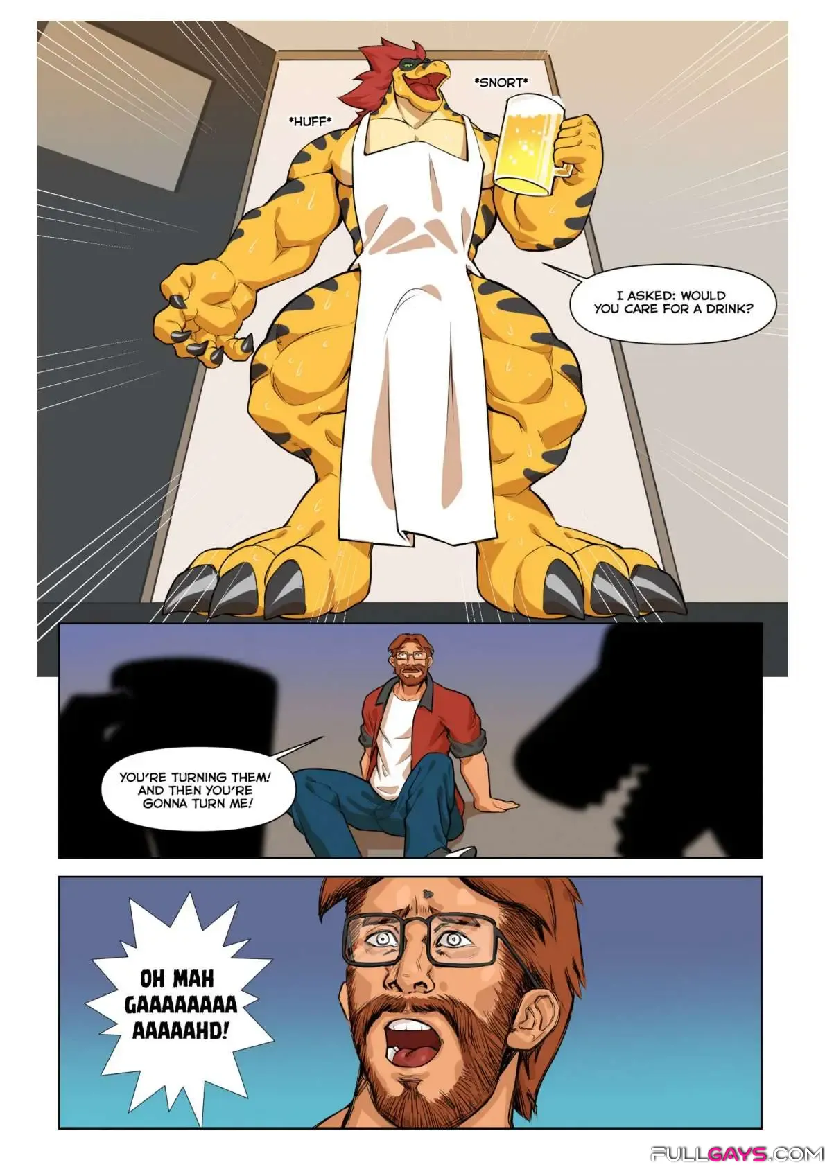 Sexual Tyrannosaurus - Manga Gay Comics
